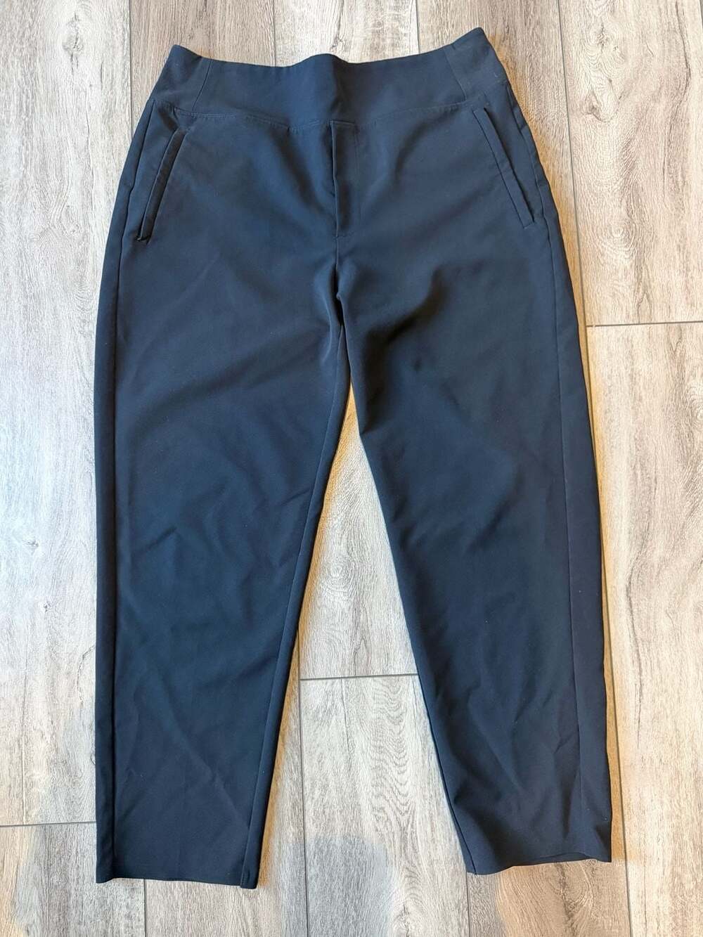 Athleta Brooklyn Ankle Pant Size 12 Black Pull On Career Casual
